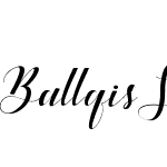 Ballqis Script