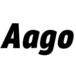 Aago Condensed Bl It