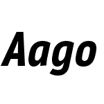 Aago Condensed Bd It