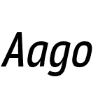 Aago Condensed Rg It