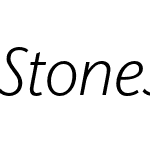 Stone Sans II ITC Std