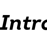 Intro Bold Italic