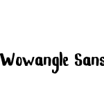 Wowangle Sans