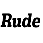 Rude Slab Condensed