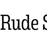 Rude Slab Condensed