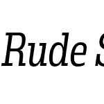 Rude Slab Condensed