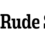 Rude Slab Condensed