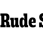 Rude Slab ExtraCondensed