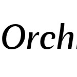 OrchideaW00-MediumItalic
