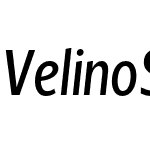 Velino Sans Condensed