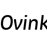 OvinkW00-MediumItalic