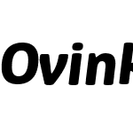 OvinkW00-BoldItalic