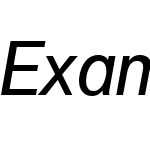 ExampleW01-Italic