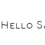 Hello Sans