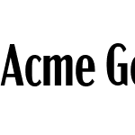 Acme Gothic Compressed