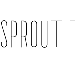 Sprout Thin Condensed