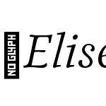 Elisetta-Italic