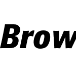 BrownW04-ExtraBoldItalic