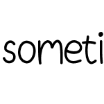 sometime