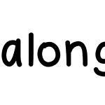 alongfont