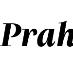 Praho Pro Bold Italic