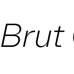 Brut Grotesque