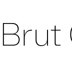 Brut Grotesque