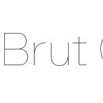 Brut Grotesque