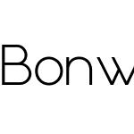 Bonwick Typeface