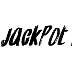 Jackpot Lowercase Italic