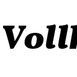 Vollkorn Black