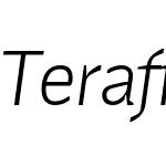 Terafile Italic