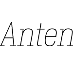 Antenna Serif Condensed