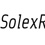 SolexRegularItalic