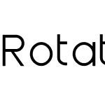 Rotato Sans