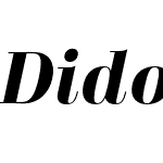 Didonesque Lite Bold Italic