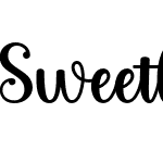 Sweeth CalligraphyBold