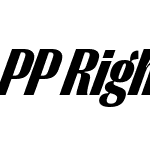 PP Right Gothic