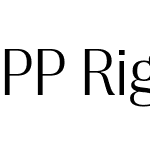 PP Right Gothic