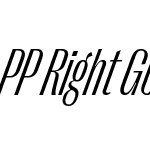 PP Right Gothic