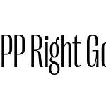 PP Right Gothic