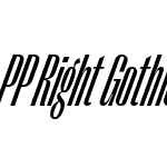 PP Right Gothic