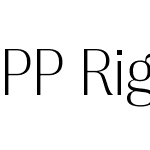 PP Right Gothic Casual Variable