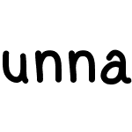 unnamedfont