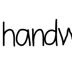 handwritten