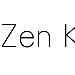 Zen Kaku Gothic New