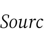 Source Serif 4 48pt