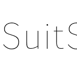 Suit Sans Pro Thin