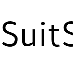 Suit Sans Pro