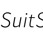 Suit Sans Pro Light